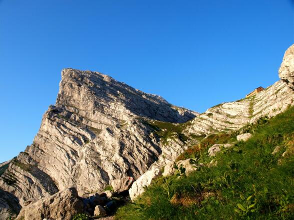 Welser Hütte in Sicht