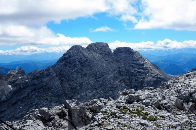 Gipfelziel Reifhorngruppe, vom Breithornanstieg