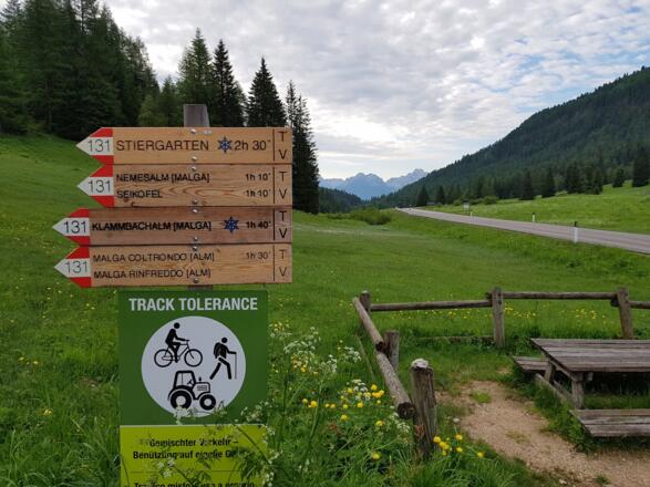 Start am Kreuzbegpass