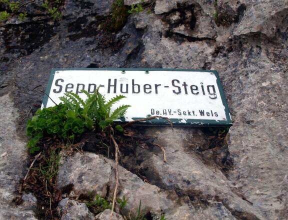 Anspruchsvoller Sepp-Huber-Steig