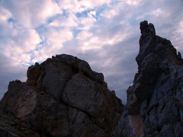 Am Tassilo Klettersteig unterwegs