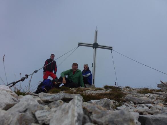 Gipfel Nr. 3: Auf dem Großen Rothorn (2409 m).