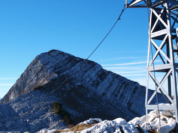 Blick vom Elferkogel Ost 2059m zum Hauptgipfel