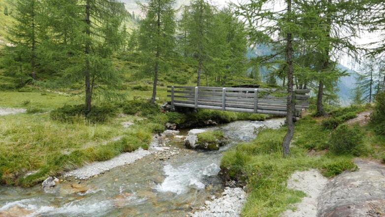 Brücke am Ende des Gradenmoos