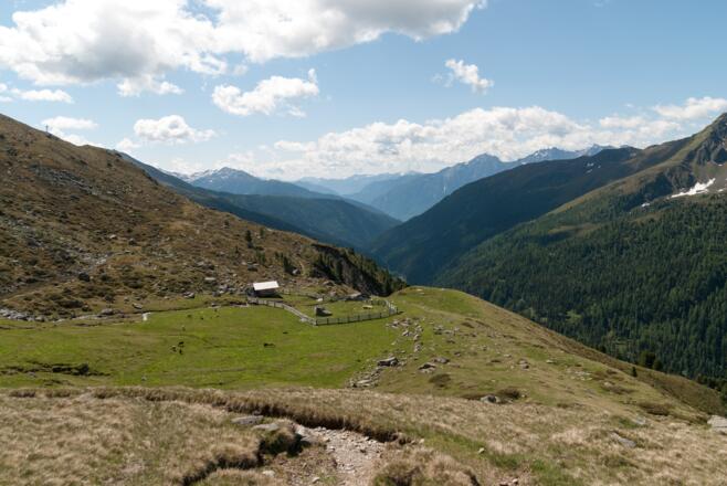 Auf dem Zinkenweg von der Seescharte zur Lienzer Hütte