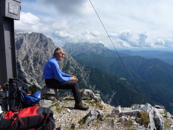 Hier heißt es noch einmal die grandiose Aussicht genießen.