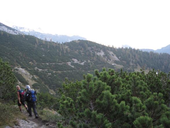 Querung von der Klinserschlucht zum Prielschutzhaus