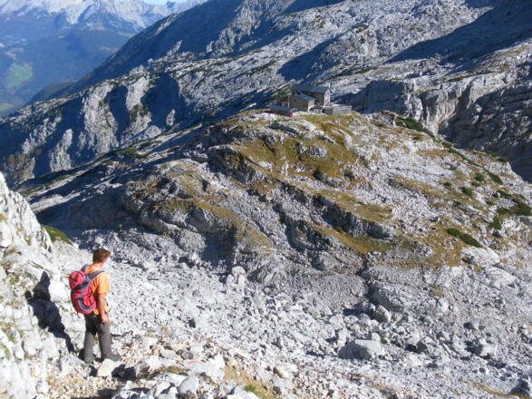 am Wanderweg zurück zur Schmidt-Zabierow Hütte