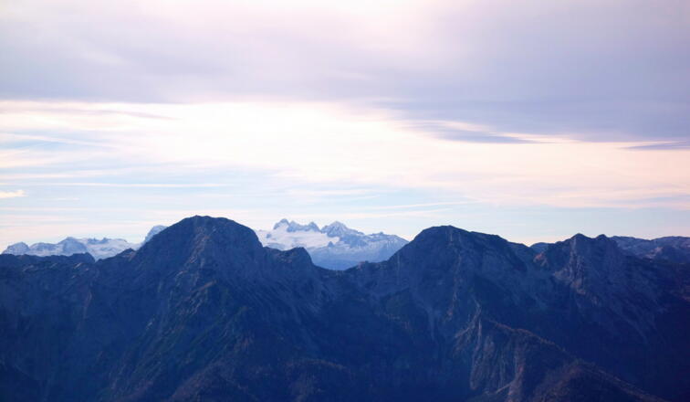 Dachstein vom Kasberg 1747m gesehen