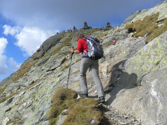 Anstieg zum Kreuzseeschartl