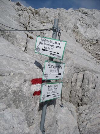 Weiterweg zum Temelbergsattel