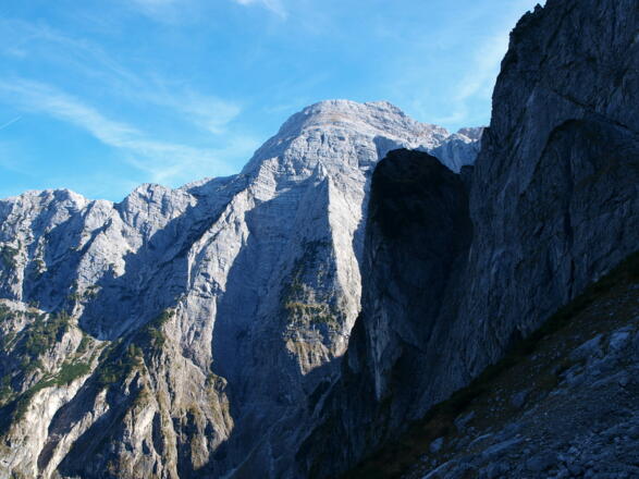 Abstieg am Grieskarsteig mit Rotgschirr