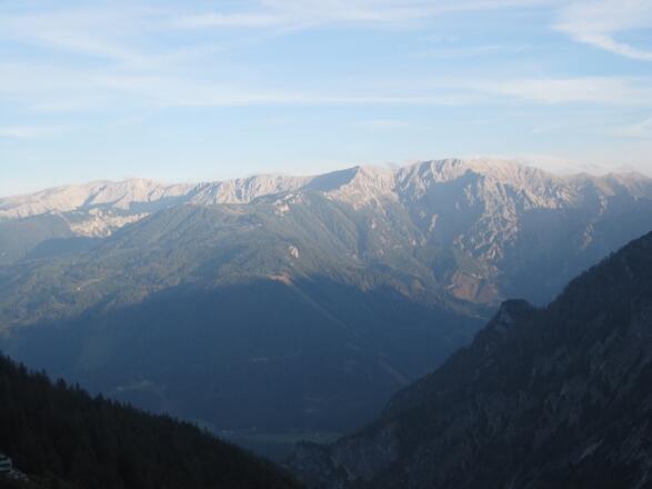 Blick vom Prielschutzhaus zum Warscheneck