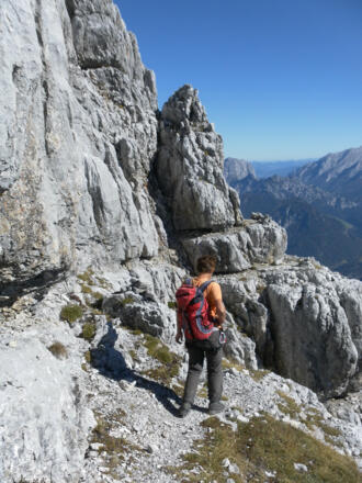 ausweichen in die Südflanke