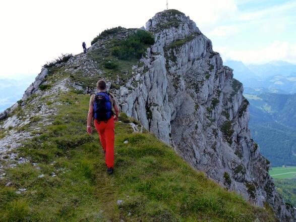... dann ist bald das Ulrichshorn erreicht.