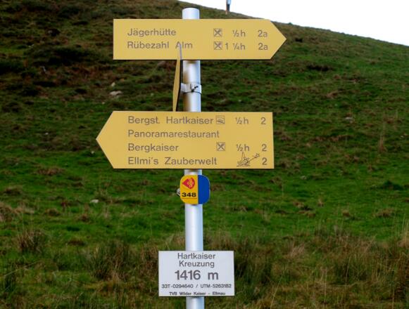 Hartkaiserkreuzung 1416m