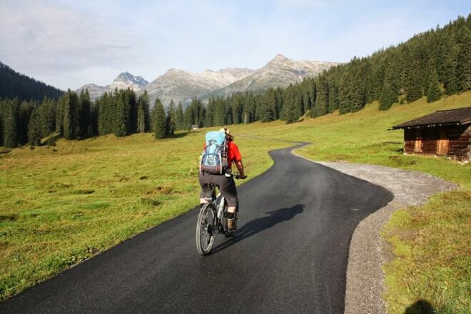 Mit dem Bike zum Älpele