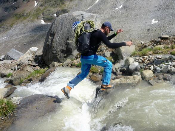 Eine Bachquerung ...
