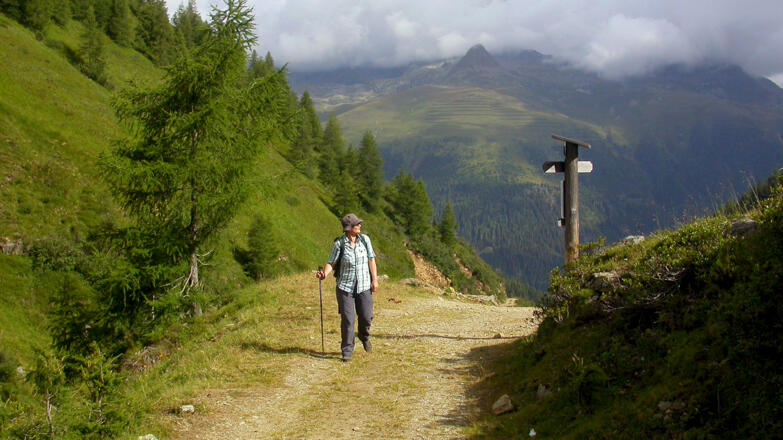 Bei der Hinteren Stalle liegt etwa eine Stunde schon hinter uns