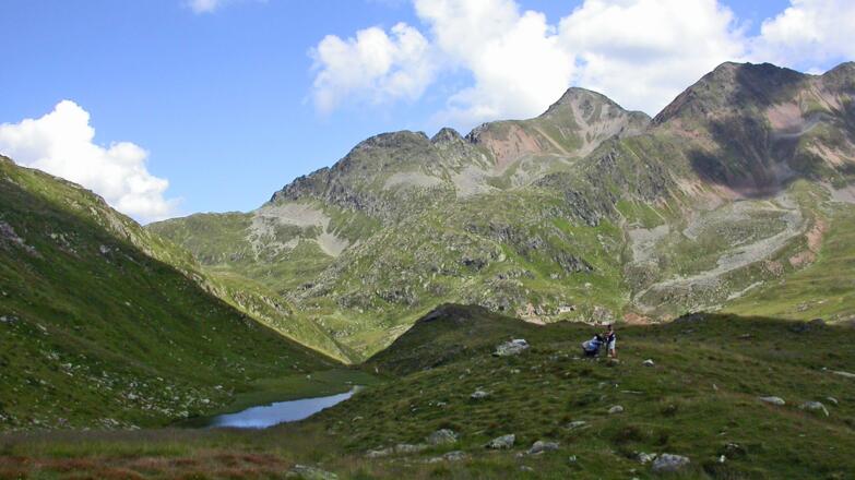 Auf dem Weg 2000; das Kahorn über dem Gsieser Törl