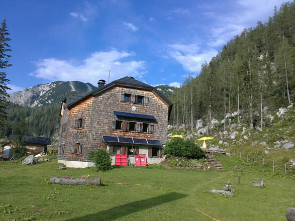 Ischler Hütte - eine Nächtigung bei dieser Tour ist zu empfehlen!
