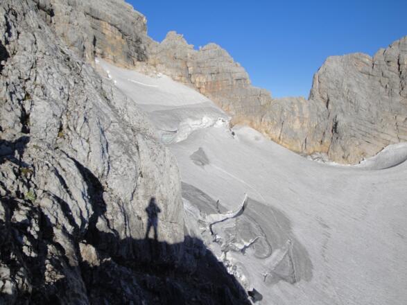 Spalte unter dem Mieminger Band