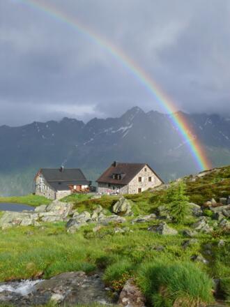 Die Friedrichshafener Hütte.