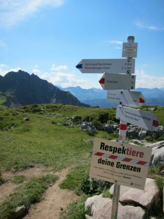 Bei der Freiburger Hütte (18. August 2013)