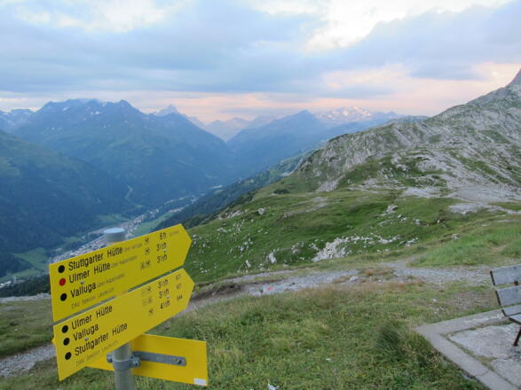 Bei der Leutkircher Hütte (17. August 2013)