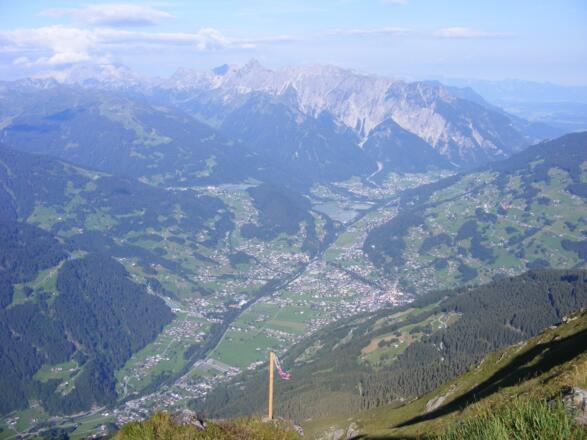 Bartholomäberg, Schruns, Tschagguns, Latschau und Vandans von oben
