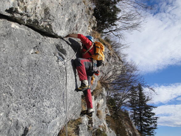 Die letzten Meter (5. Seillänge)