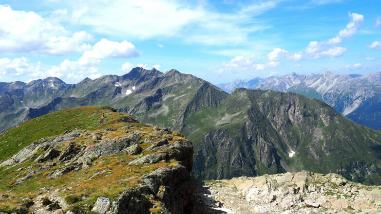 Am Kamm 2610m rechts ab