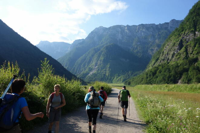 Weg durch den Schießplatz Ramsau/Molln