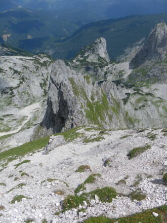 Nordhang vom Gipfel