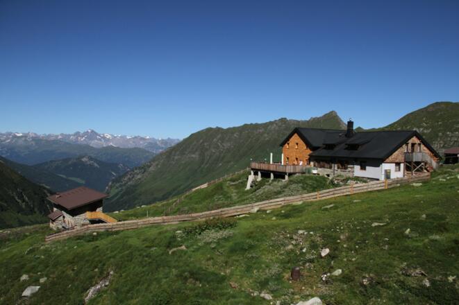 Geraer Hütte Richtung Stubaier Alpen