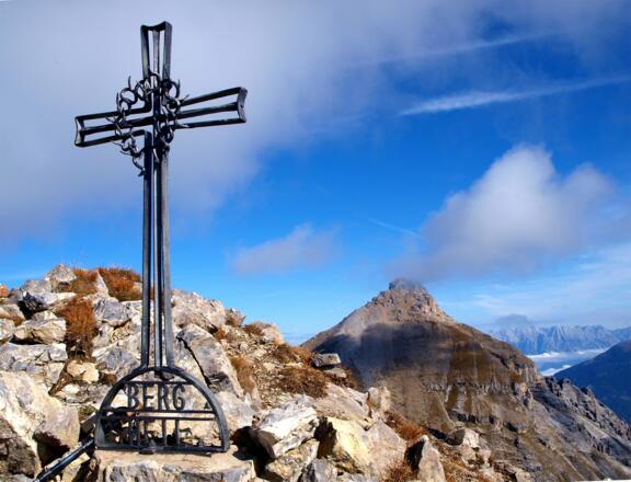 Gipfelkreuz Lämpermahdspitze 2594 m