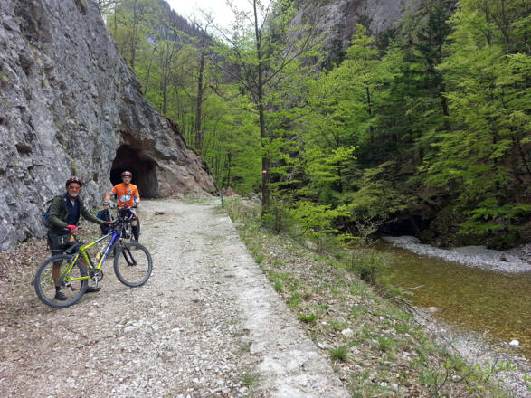 Auf dem Weg durch die Rettenbachklamm