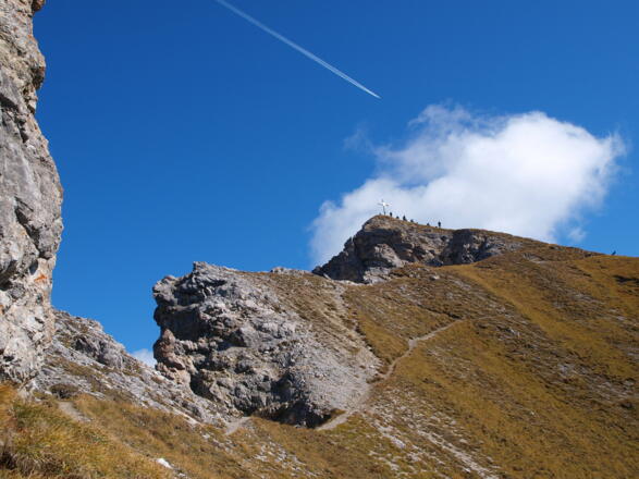 Peilspitze in Sicht, Übergang um 2340 m