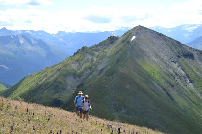 Blick vom Frauenkogel zum Gamskarkogel