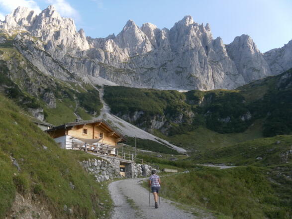 Obere Regalm, zentral die Hochgrubachspitzen