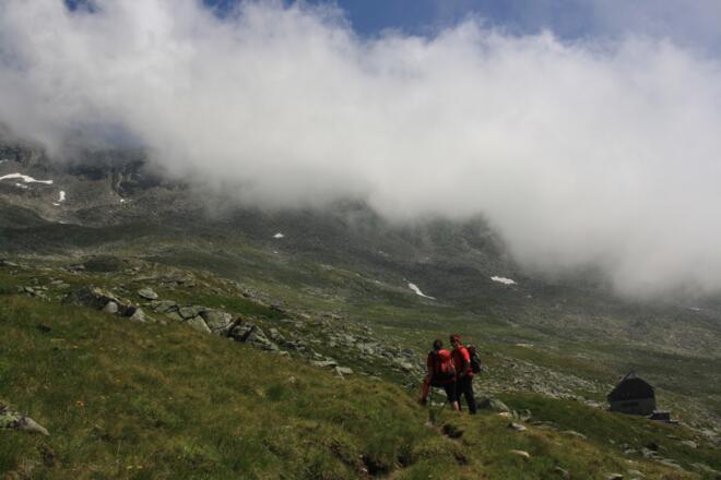 Kurz vor der Kattowitzer Hütte