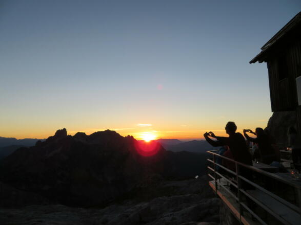 Tag 1: Sonnenuntergang am Gosaukamm