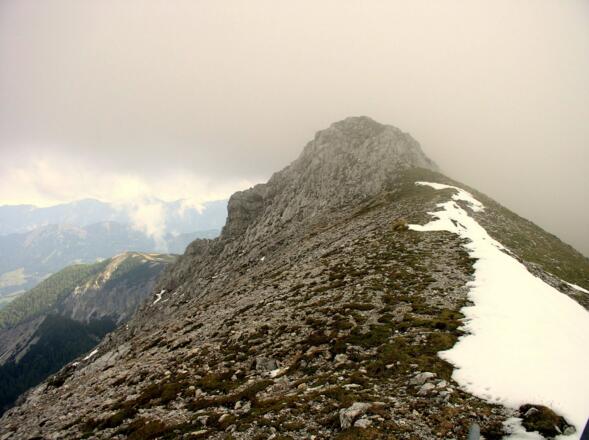 Elmscharte 2203m, Grat zum Pyhrner Kampl