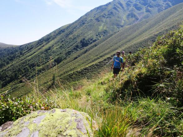 Blick zurück zum Krimpenbachsattel.