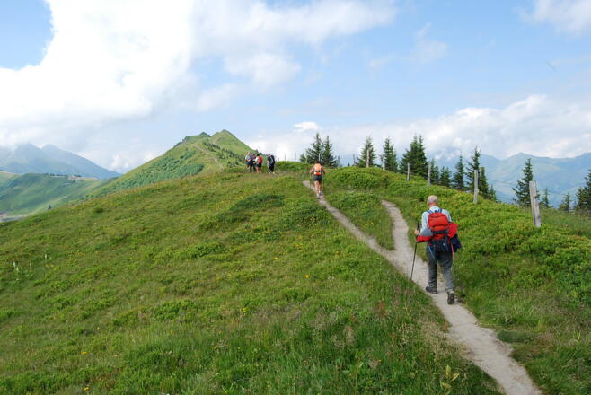 Unterwegs zum Kreuzkogel