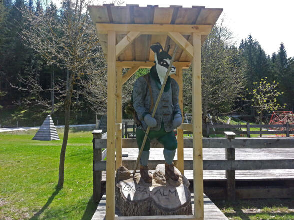 Begrüßung Blaa Alm Gasthof ...