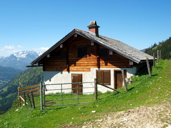 Traunfeldalm 1338m  mit Bründl