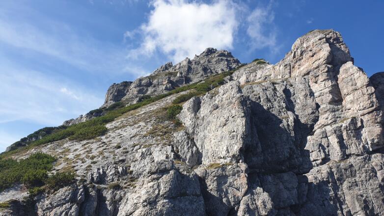 Aussichtsreicher Aufstieg