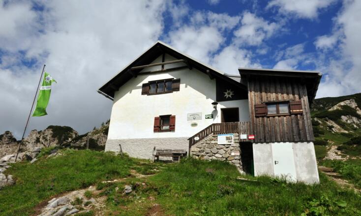 Das Admonter Haus ist die höchstgelegene Schutzhütte der Gesäuseregion