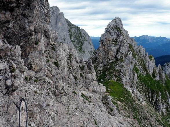 Scharte 2140m vor Schlussanstieg